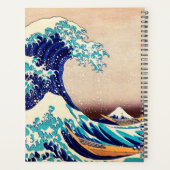 Geweldige golf van Kanagawa  Japanse kunst Planner (Achterkant)