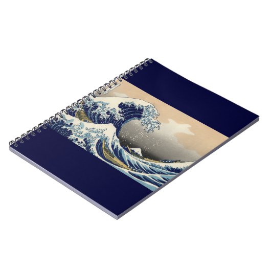 Geweldige golf van Kanagawa Oriental Fine Art Notitieboek (Linkerzijde)