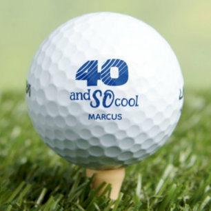 Geweldige golfballen voor je 40e verjaardag 40 jaa
