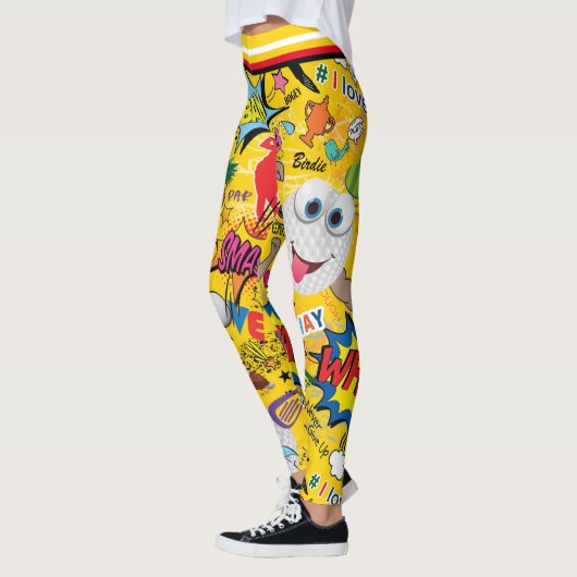 ⛳️ Geweldige golfmix geel 💛 Leggings (Links)