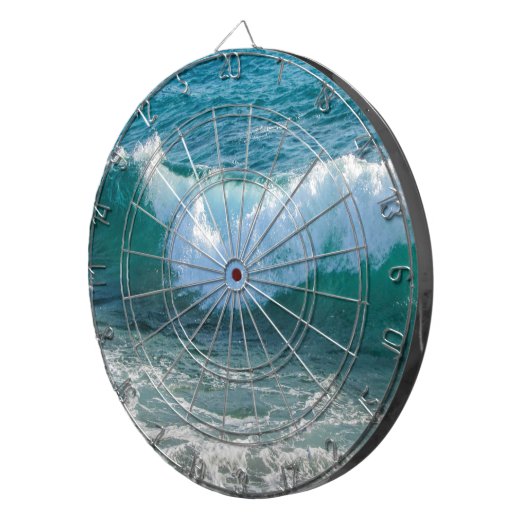 Geweldige Golfzee kust-zee-natuur Dartbord (Voorkant Rechts)