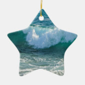 Geweldige Golfzee kust-zee-natuur Keramisch Ornament (Voorkant)