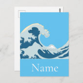 Geweldige golven Thunder_Cove Briefkaart (Voorkant / Achterkant)