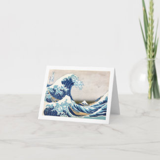 Geweldige golven van Kanagawa Hokusai Kaart