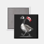 Geweldige Goose Graphic voor Canada liefhebbers Magneet (Voorkant / Achterkant)