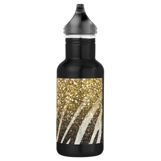 Geweldige goudluipaard en zebra-druk waterfles  (Rechts)