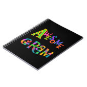 Geweldige Gram T-shirts en cadeautjes Notitieboek (Linkerzijde)