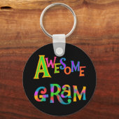 Geweldige Gram T-shirts en cadeautjes Sleutelhanger (Voorkant)