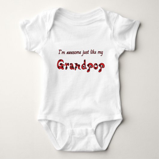 Geweldige Grandpop Romper (Voorkant)