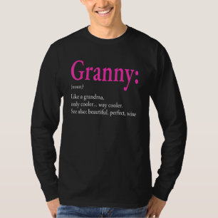Geweldige Granny Definition Clothing Moederdag T-shirt
