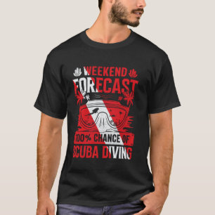 Geweldige Grappige Versleten Duikvlag Grappige Q T-shirt