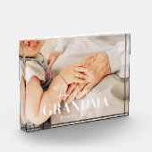 Geweldige grootmoeder sinds 20XX eenvoudige elegan Fotoblokken (Links)