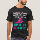 Geweldige gymnastiek schenkend design voor meisjes t-shirt (Voorkant)