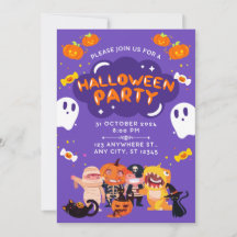 Geweldige Halloween-feestuitnodiging