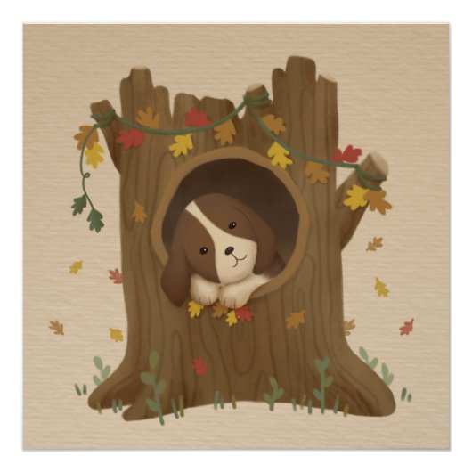 Geweldige herfst: Beagle Perfect Poster (Voorkant)
