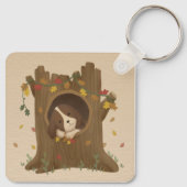 Geweldige herfst: Beagle Sleutelhanger (Achterkant)