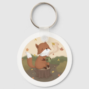 Geweldige herfst: Fox Sleutelhanger