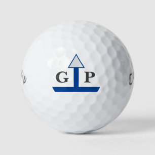 GEWELDIGE HITTER AIM GUIDE MONOGRAM GOLFBALLEN