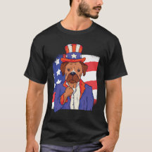 Geweldige Hond USA Patriottisch Ontwerp