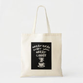 Geweldige ideeën beginnen met geweldige koffie tote bag (Voorkant)