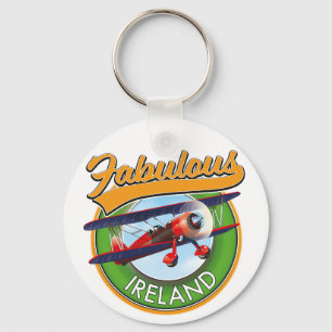 geweldige Ierse reispatch. Sleutelhanger Classic R