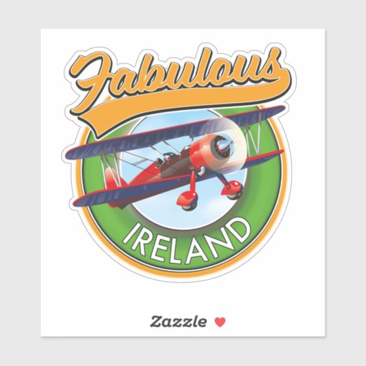 geweldige Ierse reispatch. Sticker (Vel)