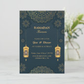 Geweldige Iftar-uitnodiging Kaart (Staand voorkant)