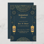 Geweldige Iftar-uitnodiging Kaart (Voorkant / Achterkant)