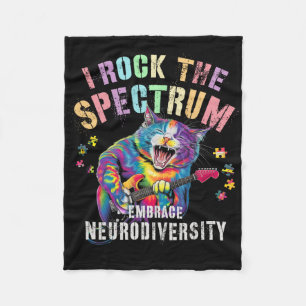 Geweldige Ik Rock Het Spectrum Autisme Moeder Moti Fleece Deken