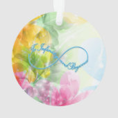 Geweldige Infinity symbool "To infinity and more" Ornament (achterkant)