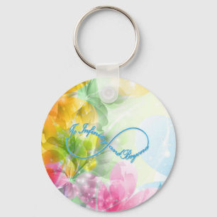 Geweldige Infinity symbool "To infinity and more" Sleutelhanger