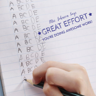 Geweldige inspanning Geweldig werk Persoonlijke le Zelfinktende Stempel