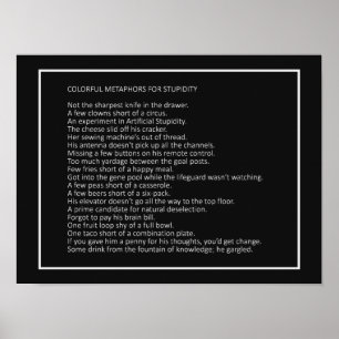 Geweldige Jokes aangepast poster kleur #6