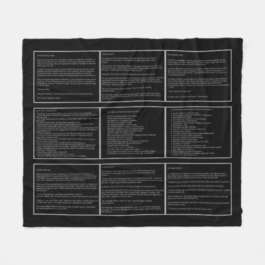 Geweldige Jokes aangepaste kleur fleece deken (Voorkant (Horizontaal))