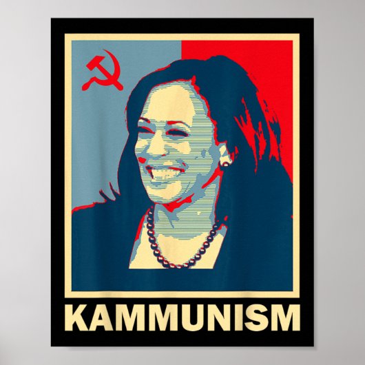 Geweldige Kamala Harris Kammunisme Communisme Harr Poster (Voorkant)