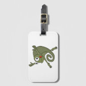 Geweldige kameleon bagagelabel (Voorkant (verticaal))