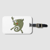 Geweldige kameleon bagagelabel (Voorkant (horizontaal))