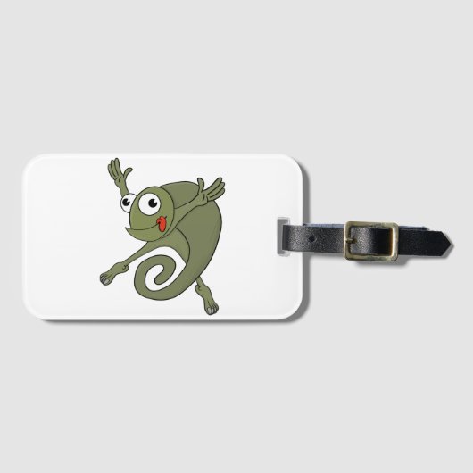 Geweldige kameleon bagagelabel (Voorkant (horizontaal))