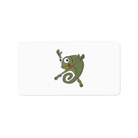 Geweldige kameleon etiket (Voorkant)