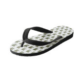 Geweldige kameleon kinder teenslippers (Schuin)