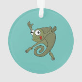 Geweldige kameleon ornament (achterkant)