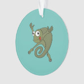 Geweldige kameleon ornament (voorkant)