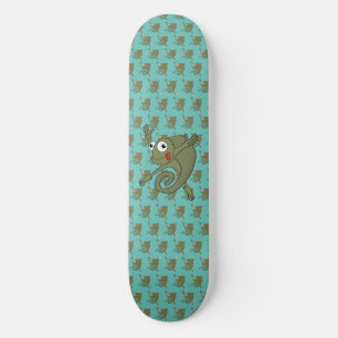 Geweldige kameleon skateboard
