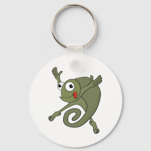 Geweldige kameleon sleutelhanger