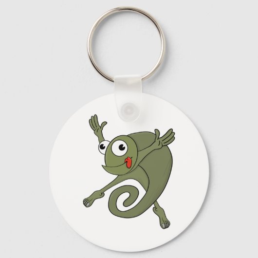 Geweldige kameleon sleutelhanger (Voorkant)