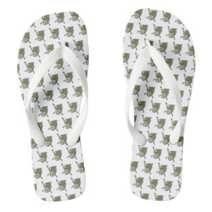 Geweldige kameleon teenslippers