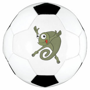 Geweldige kameleon voetbal