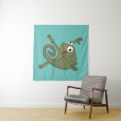 Geweldige kameleon wandkleed (In Situ (horizontaal))