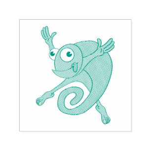 Geweldige kameleon  zelfinktende stempel