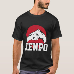 Geweldige Kenpo Karate Vuist Ontwerp Japanse Marti T-shirt